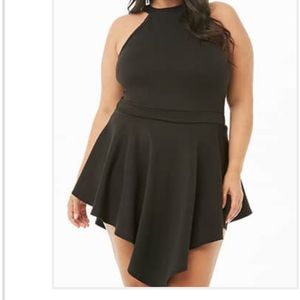 Triangle hem short romper